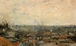 Вид Парижа с Монмартра 1886
